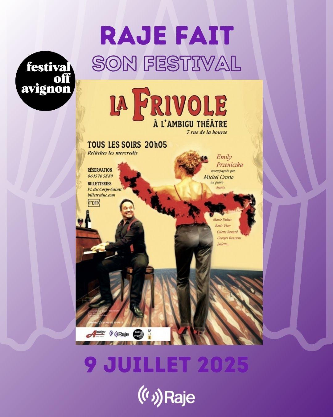 RAJE FAIT SON FESTIVAL JOUR #9 Emily Przeniczka pour LA FRIVOLE